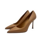 Decolletè Donna Sergio Levantesi in Pelle Beige con tacco a spillo 9 cm art. MUSA - immagine 5