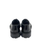 Derby Barrett Uomo con Cucitura sulla Vaschetta in Pelle Nera Fondo Commander art. 222U048.9 - immagine 6