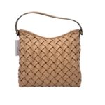 Borsa A Spalla Pollini in Pelle Intrecciata Nude art. SC4569PP0NSD160A - immagine 2