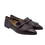 Mocassino Ballerina Pomme D'Or in Pelle Bordeaux art. 1143 - immagine 2