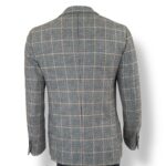 Giacca Lardini in Misto Lana e Cashmere Tartan Beige Art. CN6202E AAIF65517 910BR - immagine 3