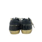 Sneakers Donna Philippe Model Paris Prsx In Pelle Nera Dettagli Glitter Neri e Oro art. PRLD GMP1 - immagine 6