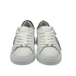 Sneakers Donna Philippe Model Temple In Pelle Bianca Spoiler Cavallino Zebrato art. BTLD VA04 - immagine 3