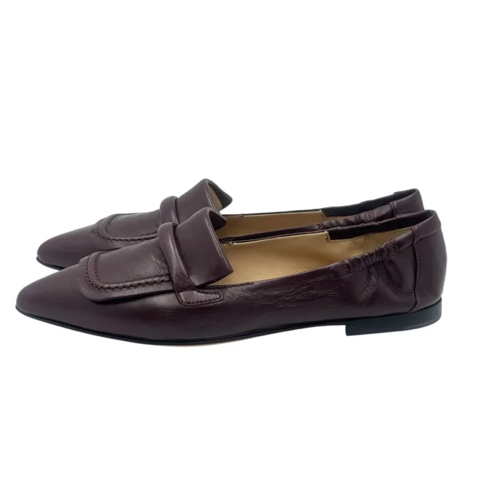 Mocassino Ballerina Pomme D'Or in Pelle Bordeaux art. 1143, foto 5 di 6