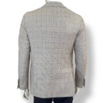 Giacca Lardini in Misto Lana e Cashmere Loro Piana Check Beige Chiaro Art. CN528AE AAIF65544 200BE - immagine 3