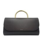 Borsa a Mano Media Salce Testa Di Moro art. Pitus Big Metal Chocolate