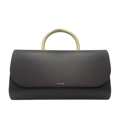 Borsa a Mano Media Salce Testa Di Moro art. Pitus Big Metal Chocolate