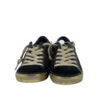 Sneakers Donna Philippe Model Paris Prsx In Pelle Nera Dettagli Glitter Neri e Oro art. PRLD GMP1 - immagine 3