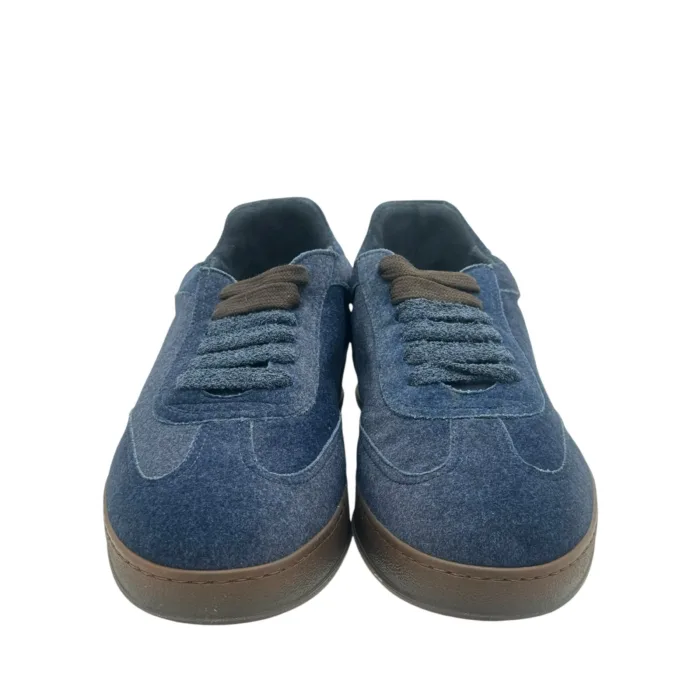 Sneakers Invernale Uomo Soldini In Lanetta Blu art. Akira Donald Blu, foto 3 di 7