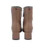 Tronchetto Halmanera in Pelle Tortora Tacco 6 cm art. Dara 16 Baron Brownie - immagine 6