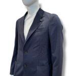 Giacca Lardini Misto Lana Blu  Art. CN6202E CN65402  850 - immagine 2