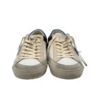 Sneakers Uomo Philippe Model Paris Prsx In Pelle Bianca Dettagli Blu Elettrico art. PRLU XP11 - immagine 3