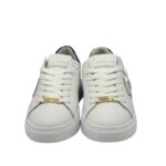 Sneakers Donna Philippe Model Temple In Pelle Bianca Spoiler Nero e Oro art. BTLD VML2 - immagine 3