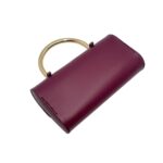 Borsa a Mano Piccola Salce Bordeaux art. Pitus Medium Metal Burgundy - immagine 3