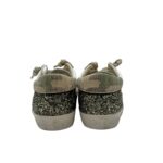 Sneakers Donna Philippe Model Paris Prsx In Pelle Bianca Dettagli Glitter Oro art. PRLD CG01 - immagine 5