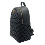 Zaino Pollini In Pelle Intrecciata Nera SC4570PP0NSD100A - immagine 2