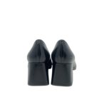 Décolleté Roberto Festa in Pelle Spazzolata Nera Tacco Grosso 6 cm art. Clory - immagine 6