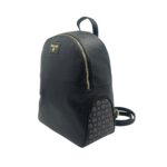 Zaino Pollini In Pelle Martellata Nera e Dettagli in Tapiro SC4592PP0NSP100A - immagine 2