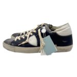 Sneakers Uomo Philippe Model Paris Prsx In Pelle Blu, Linguetta Camoscio Grigio art. PRLU WX49 - immagine 5