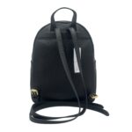 Zaino Pollini In Pelle Martellata Nera e Dettagli in Tapiro SC4592PP0NSP100A - immagine 3