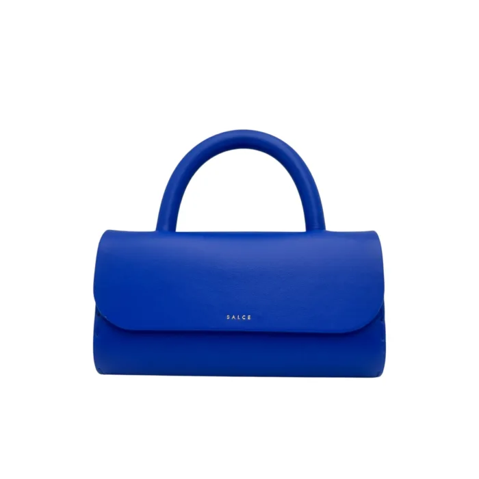 Borsa a Mano Piccola Salce Blu Elettrico art. Pitus Medium One Tone Bluette, foto 1 di 5