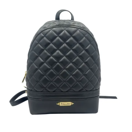 Zaino Pollini In Pelle Matelassè Nera SC4504PP0NSM0000