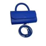 Borsa a Mano Piccola Salce Blu Elettrico art. Pitus Medium One Tone Bluette - immagine 5
