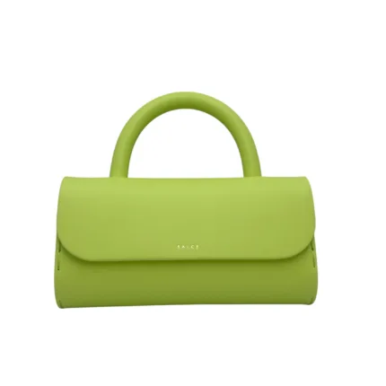 Borsa a Mano Piccola Salce Verde Lime art. Pitus Medium One Tone Flash Green