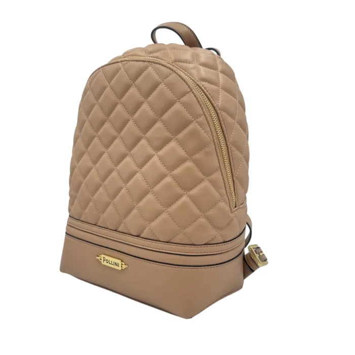 Zaino Pollini In Pelle Matelassè Nude SC4504PP0NSM0609, foto 1 di 3