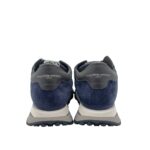 Sneakers Uomo Philippe Model Tropez Haute In Camoscio Blu e Pelle Grigia cod. TKLU XI05 - immagine 6