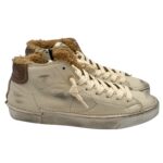 Sneakers Stivaletto Uomo Philippe Model Paris Prsx Pelle Bianca ed Imbottitura Interna art. PRHU DVF1