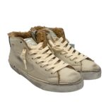 Sneakers Stivaletto Uomo Philippe Model Paris Prsx Pelle Bianca ed Imbottitura Interna art. PRHU DVF1 - immagine 2