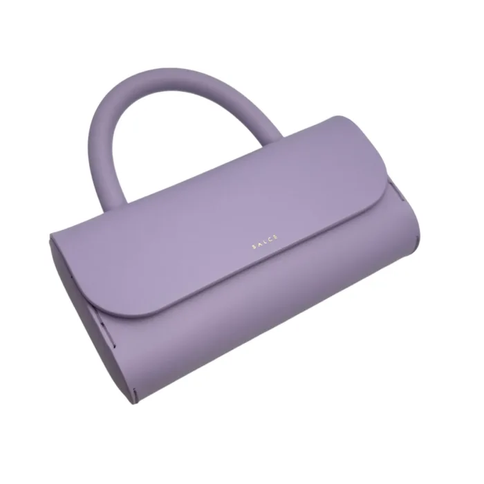 Borsa a Mano Piccola Salce Lilla art. Pitus Medium One Tone Lilac, foto 4 di 5