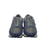 Sneakers Uomo Philippe Model Tropez Haute In Camoscio Blu e Pelle Grigia cod. TKLU XI05 - immagine 3