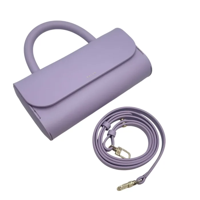 Borsa a Mano Piccola Salce Lilla art. Pitus Medium One Tone Lilac, foto 5 di 5