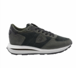 Sneakers Uomo Philippe Model Tropez Haute In Camoscio Verde cod. TKLU DF02
