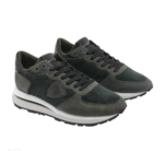 Sneakers Uomo Philippe Model Tropez Haute In Camoscio Verde cod. TKLU DF02 - immagine 2