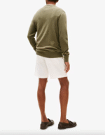 Maglioncino Girocollo in Cotone Uomo Tommy Hilfiger Verde art. MW0MW39999 PLI - immagine 4