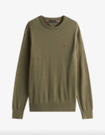 Maglioncino Girocollo in Cotone Uomo Tommy Hilfiger Verde art. MW0MW39999 PLI - immagine 2