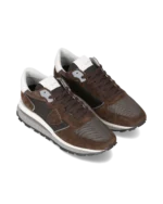Sneakers Uomo Philippe Model Tropez Haute In Camoscio Marrone cod. TKLU W023 - immagine 2
