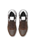 Sneakers Uomo Philippe Model Tropez Haute In Camoscio Marrone cod. TKLU W023 - immagine 4