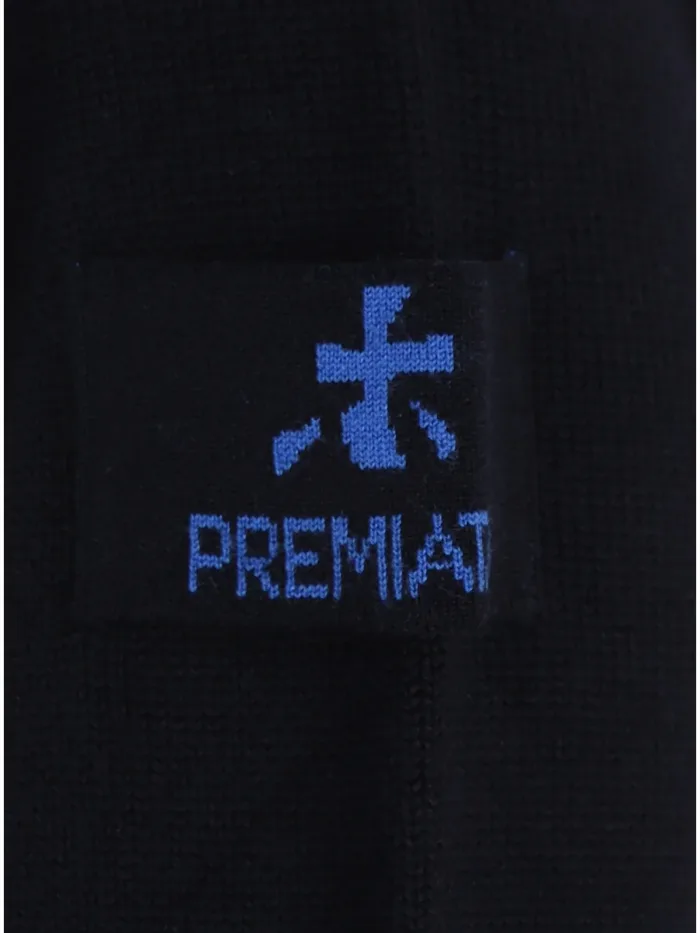 Maglione Premiata Uomo in Pura Lana Blu art. PMG22, foto 3 di 4