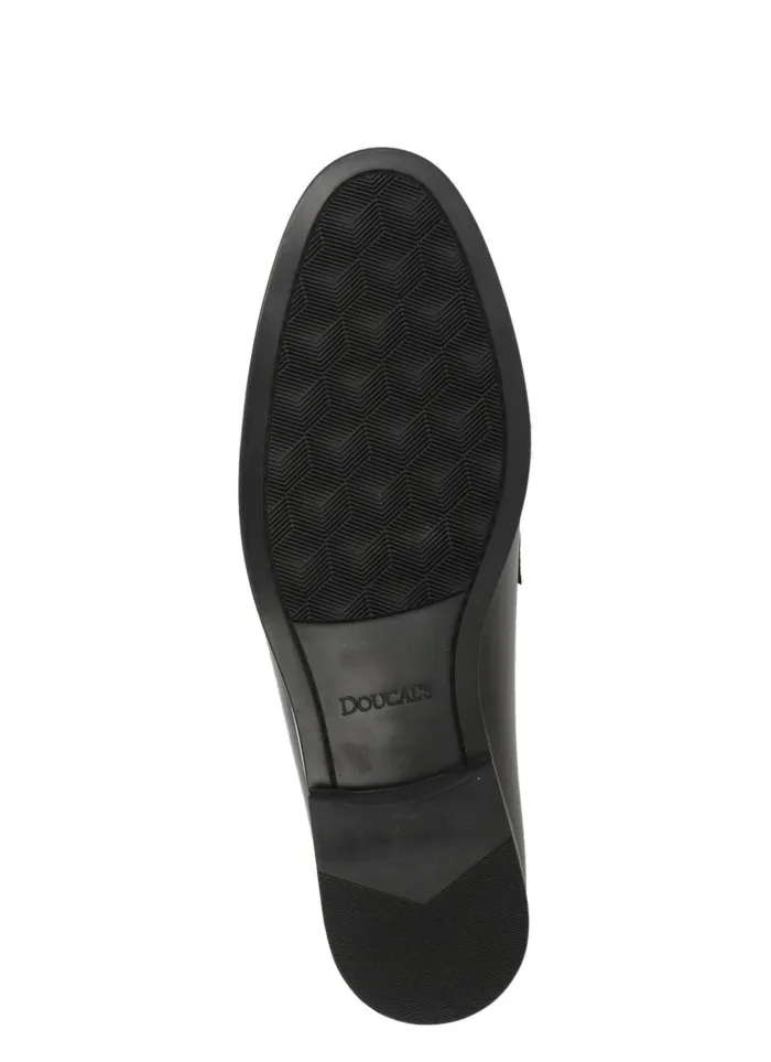 Mocassino Penny Uomo Doucal's In Pelle Nera con Fondo Gomma Antiscivolo Art. DU3382NOTTUY159NN00, foto 5 di 5