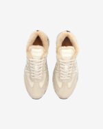 Sneakers Premiata Donna in Camoscio Beige e Imbottitura Interna art. Conny 7689M - immagine 5