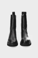 Stivaletto Beatles Copenhagen in Pelle Nera ed Imbottitura Interna H 4,5 cm Art CPH500 Leather Teddy Black - immagine 2
