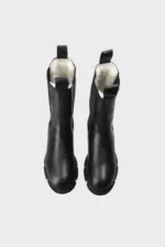 Stivaletto Beatles Copenhagen in Pelle Nera ed Imbottitura Interna H 4,5 cm Art CPH500 Leather Teddy Black - immagine 3