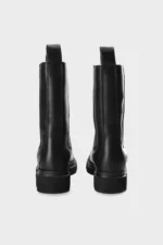 Stivaletto Beatles Copenhagen in Pelle Nera ed Imbottitura Interna H 4,5 cm Art CPH500 Leather Teddy Black - immagine 5