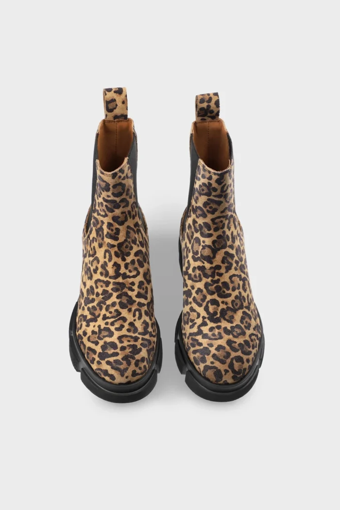 Stivaletto Copenhagen in Suede Leopardato Art CPH570  H 4,5 cm Suede Leo, foto 2 di 4