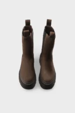 Stivaletto Copenhagen in Pelle Marrone Art CPH685  H 6,5 cm Nabuc Chocolate - immagine 2
