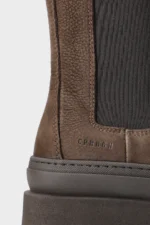 Stivaletto Copenhagen in Pelle Marrone Art CPH685  H 6,5 cm Nabuc Chocolate - immagine 3